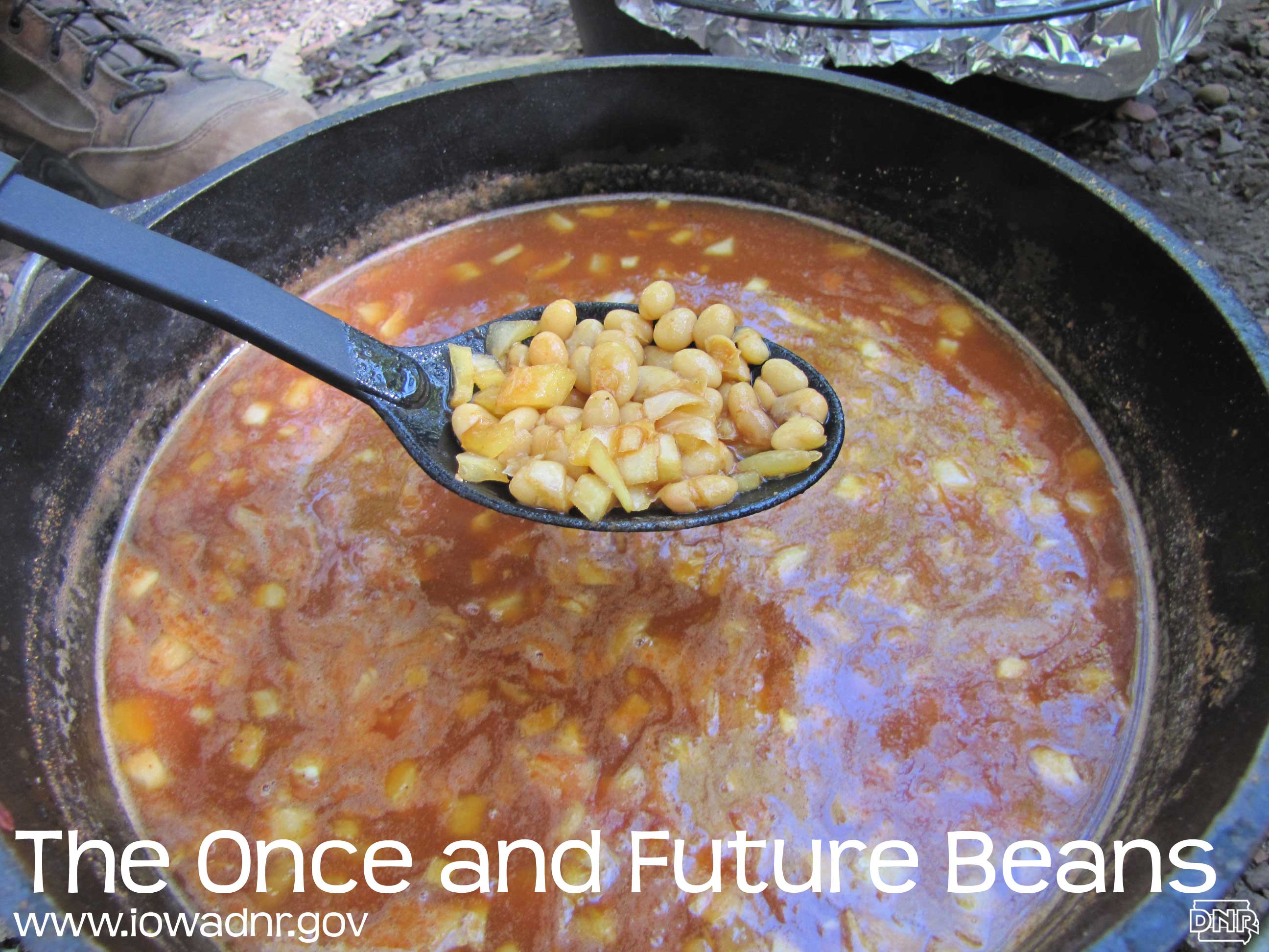 Dutch oven recipes from the Iowa DNR: The Once and Future Beans